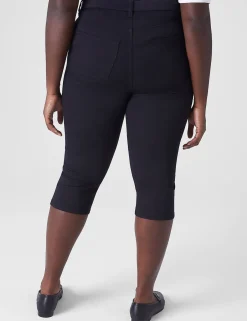Signature Fit^Lane Bryant Signature Fit High-Rise Skinny Pedal Jean Black