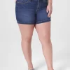Signature Fit^Lane Bryant Signature Fit Jean Short Medium Denim