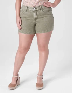 Signature Fit^Lane Bryant Signature Fit Jean Short Olive