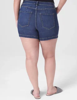 Signature Fit^Lane Bryant Signature Fit Jean Short Medium Denim