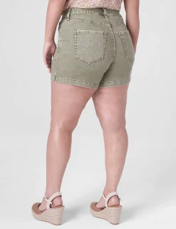Signature Fit^Lane Bryant Signature Fit Jean Short Olive