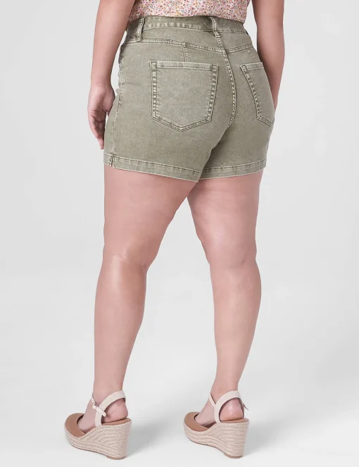 Signature Fit^Lane Bryant Signature Fit Jean Short Olive