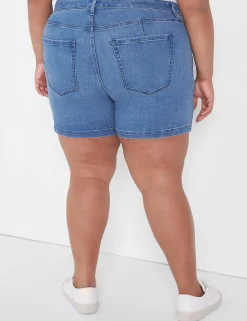 Signature Fit^Lane Bryant Signature Fit Jean Short Medium Denim