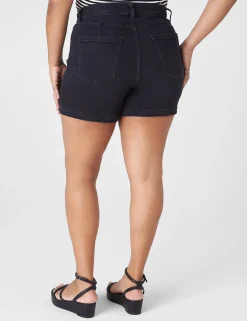 Signature Fit^Lane Bryant Signature Fit Jean Short Black