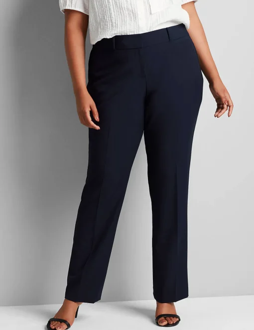 Straight Leg^Lane Bryant Signature Fit Perfect Drape Straight Pant Night Sky