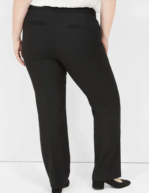 Perfect Drape^Lane Bryant Signature Fit Perfect Drape Straight Pant Black