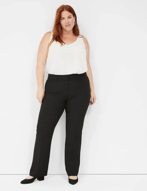 Perfect Drape^Lane Bryant Signature Fit Perfect Drape Straight Pant Black
