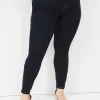 Skinny & Jegging^Lane Bryant Signature Fit Sateen Skinny Jean Dark Denim