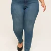 Skinny & Jegging^Lane Bryant Signature Fit Skinny Jean Medium Denim