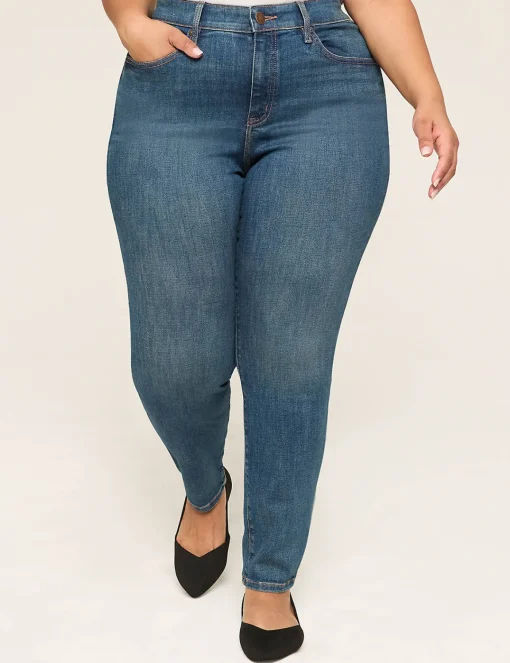 Skinny & Jegging^Lane Bryant Signature Fit Skinny Jean Medium Denim