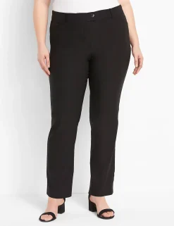4-Season Collection^Lane Bryant Signature Fit Straight 4-Season Pant Black