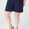 Shorts^Lane Bryant Silky Chino City Short Maritime Blue