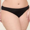 Brief Panties^Lane Bryant Slick Chicks Adaptive High-Cut Brief Panty Black