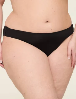 Brief Panties^Lane Bryant Slick Chicks Adaptive High-Cut Brief Panty Black