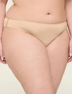 Brief Panties^Lane Bryant Slick Chicks Adaptive High-Cut Brief Panty Cafe