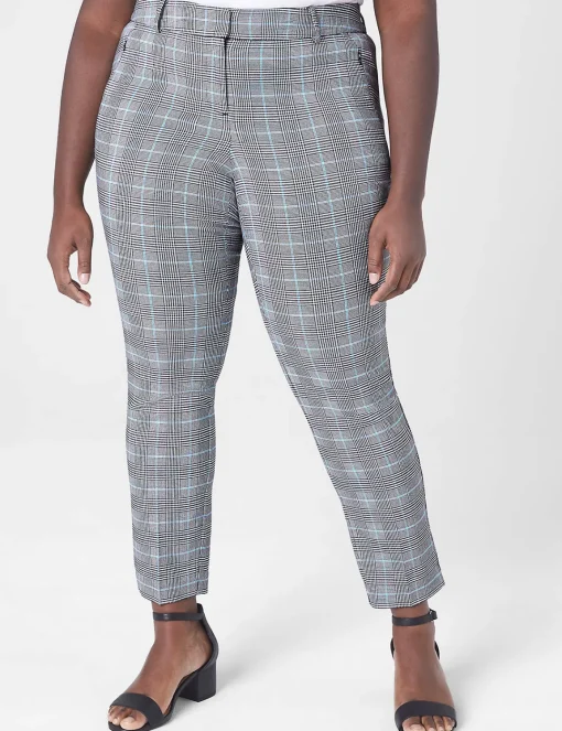 4-Season Collection^Lane Bryant Slim Ankle 4-Season Pant Plaid