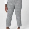 Slim^Lane Bryant Slim Ankle 4-Season Pant Blue Glen Plaid