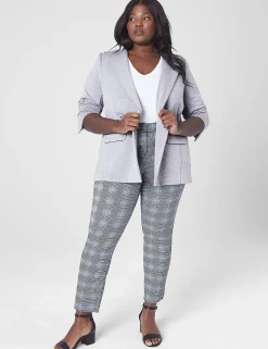 4-Season Collection^Lane Bryant Slim Ankle 4-Season Pant Plaid