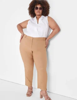 Slim^Lane Bryant Slim Ankle 4-Season Pant Natural Wheat