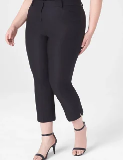 Slim^Lane Bryant Slim Capri 4-Season Pant Black