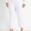 Crops, Capris And Shorts^Lane Bryant Slim Capri 4-Season Pant White