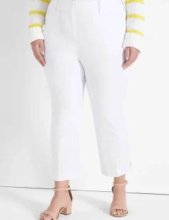 4-Season Collection^Lane Bryant Slim Capri 4-Season Pant White
