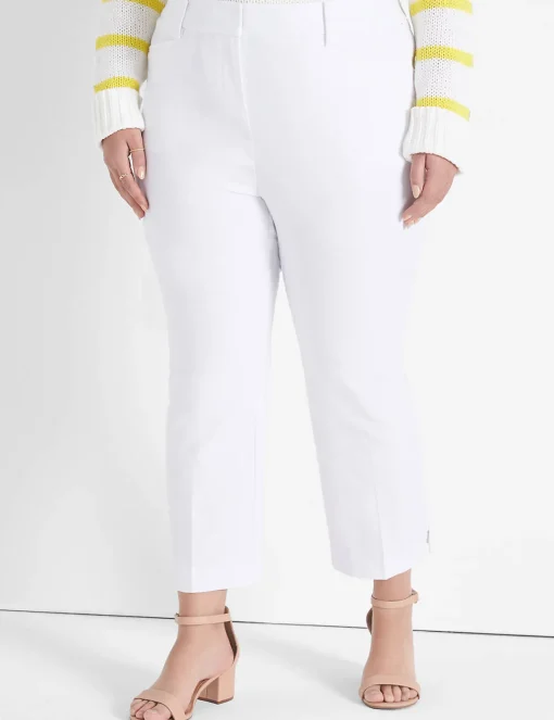 4-Season Collection^Lane Bryant Slim Capri 4-Season Pant White
