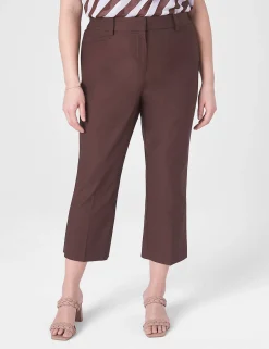 4-Season Collection^Lane Bryant Slim Capri 4-Season Pant Coffee