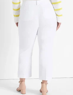 4-Season Collection^Lane Bryant Slim Capri 4-Season Pant White