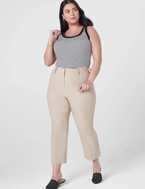 4-Season Collection^Lane Bryant Slim Capri 4-Season Pant Safari