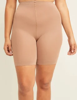 Tights & Leggings^Lane Bryant Slip-On Short Ecru