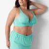 Swim Bottoms^Lane Bryant Slitted Swim Skirt Cockatoo