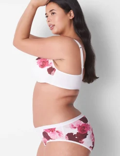 Underwire Bras^Lane Bryant Smooth Lightly Lined Balconette Bra Modern Blooms