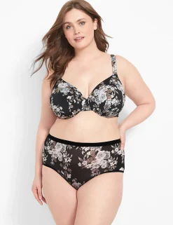 Underwire Bras^Lane Bryant Smooth Lightly Lined Full Coverage Bra Allure Floral