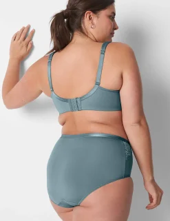 Underwire Bras^Lane Bryant Smooth Lightly Lined Full Coverage Bra With Lace Lead
