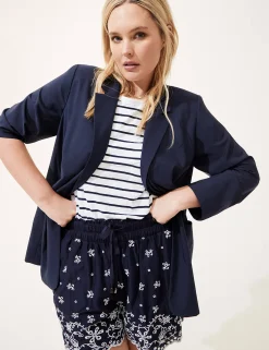 Shorts^Lane Bryant Soft Eyelet Short Navy
