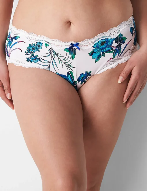 Cheeky Panties^Lane Bryant Strappy-Back Cheeky Panty Peony Floral