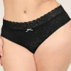 Cheeky Panties^Lane Bryant Stretch Lace Cheeky Panty Black