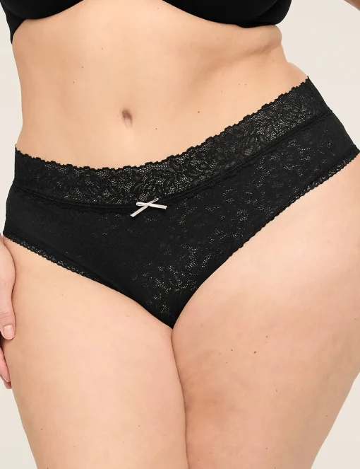 Cheeky Panties^Lane Bryant Stretch Lace Cheeky Panty Black