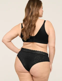 Cheeky Panties^Lane Bryant Stretch Lace Cheeky Panty Black
