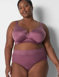 Brief Panties^Lane Bryant Stretch Lace High Leg Brief Panty Tulipwood