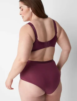 Full Coverage Bras^Lane Bryant Summer Sheer Lightly Lined Full Coverage Bra Grape Wine