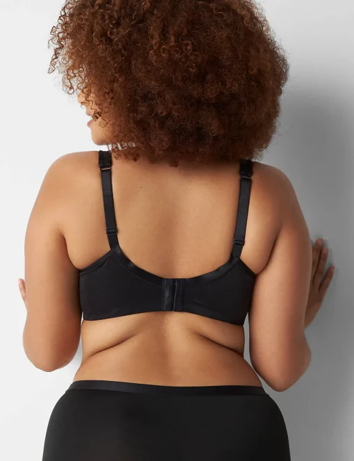 Underwire Bras^Lane Bryant Summer Sheer Unlined Balconette Bra Black