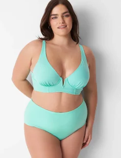 Swim Bottoms^Lane Bryant Swim Brief Cockatoo