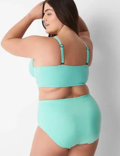 Swim Bottoms^Lane Bryant Swim Brief Cockatoo