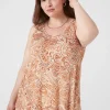 Knit Tops^Lane Bryant Swing V-Neck Tank Windmark Paisley