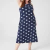 Casual^Lane Bryant Tank Racerback Midi Dress Star