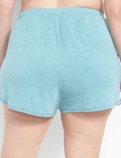 Sleep Separates^Lane Bryant Terry Fabric-Mix Sleep Short Tahitian Tide