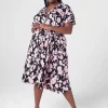 Fit & Flare^Lane Bryant Tie-Waist Dress Adelaide Floral