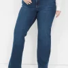 Bootcut^Lane Bryant Tighter Tummy Fit High-Rise Boot Jean Dark Denim